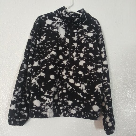 Athletic Works girl's size M (7-8) black and white lightweight jacket - Picture 1 of 15